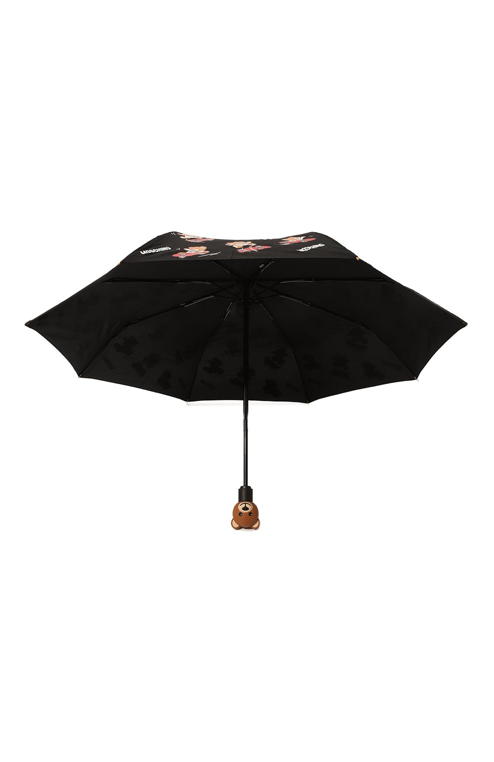 Складной зонт MOSCHINO черного цвета по цене 10800 руб., арт. 8340-0PENCL0SEA, фото 3 Складной зонт MOSCHINO, арт. 8340-0PENCL0SEA, фото 3