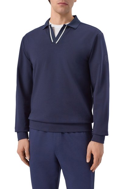 Поло BOGNER темно-синего цвета по цене 25100 руб., арт. 82117926, фото 3 Поло BOGNER, арт. 82117926, фото 3