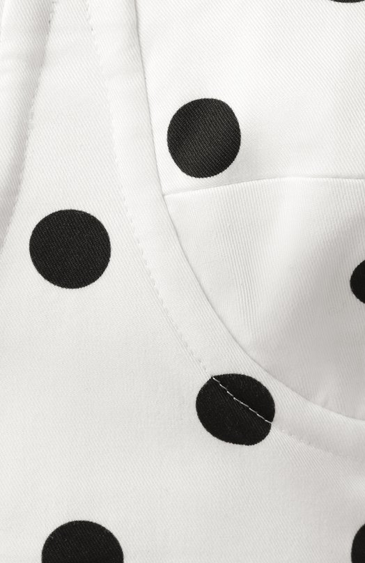 Хлопковый топ-бюстье Dolce & Gabbana F7AD5T/FSFNM Чёрно-белый  F7AD5T/FSFNM Фото 6