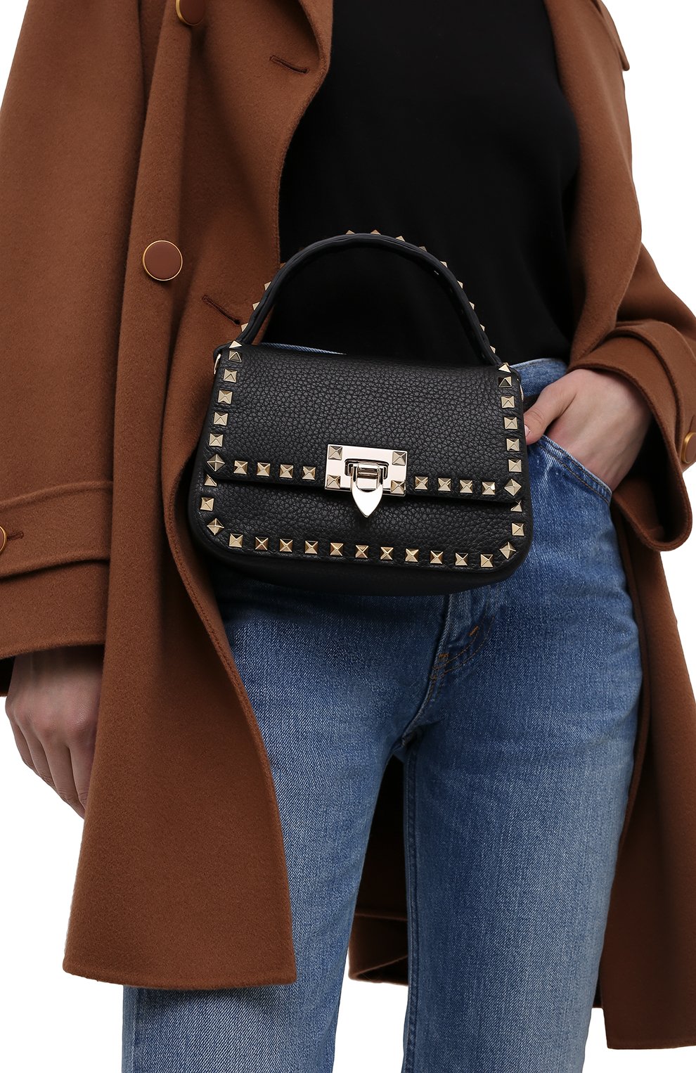 Сумка rockstud small VALENTINO, арт. WW2B0I52/VSF, фото 7