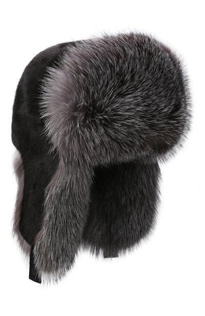 Мужская меховая шапка-ушанка из норки и лисы VICTORIA KUSENKOVA, арт. 322805523227