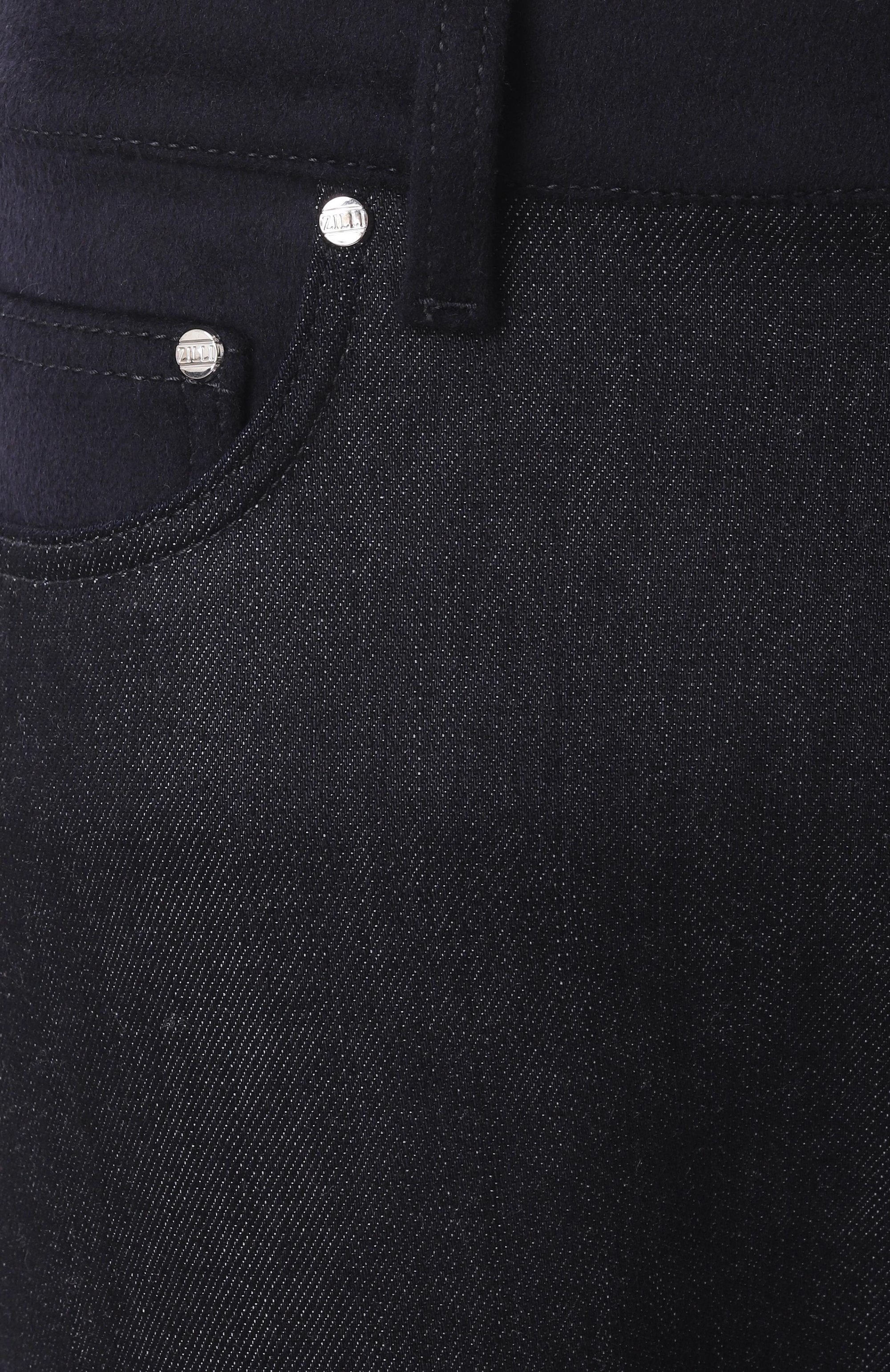 Джинсы regular fit ZILLI темно-синего цвета по цене 222500 руб., арт. JPJB11M012950009B/66, фото 6 Джинсы regular fit ZILLI, арт. JPJB11M012950009B/66, фото 6