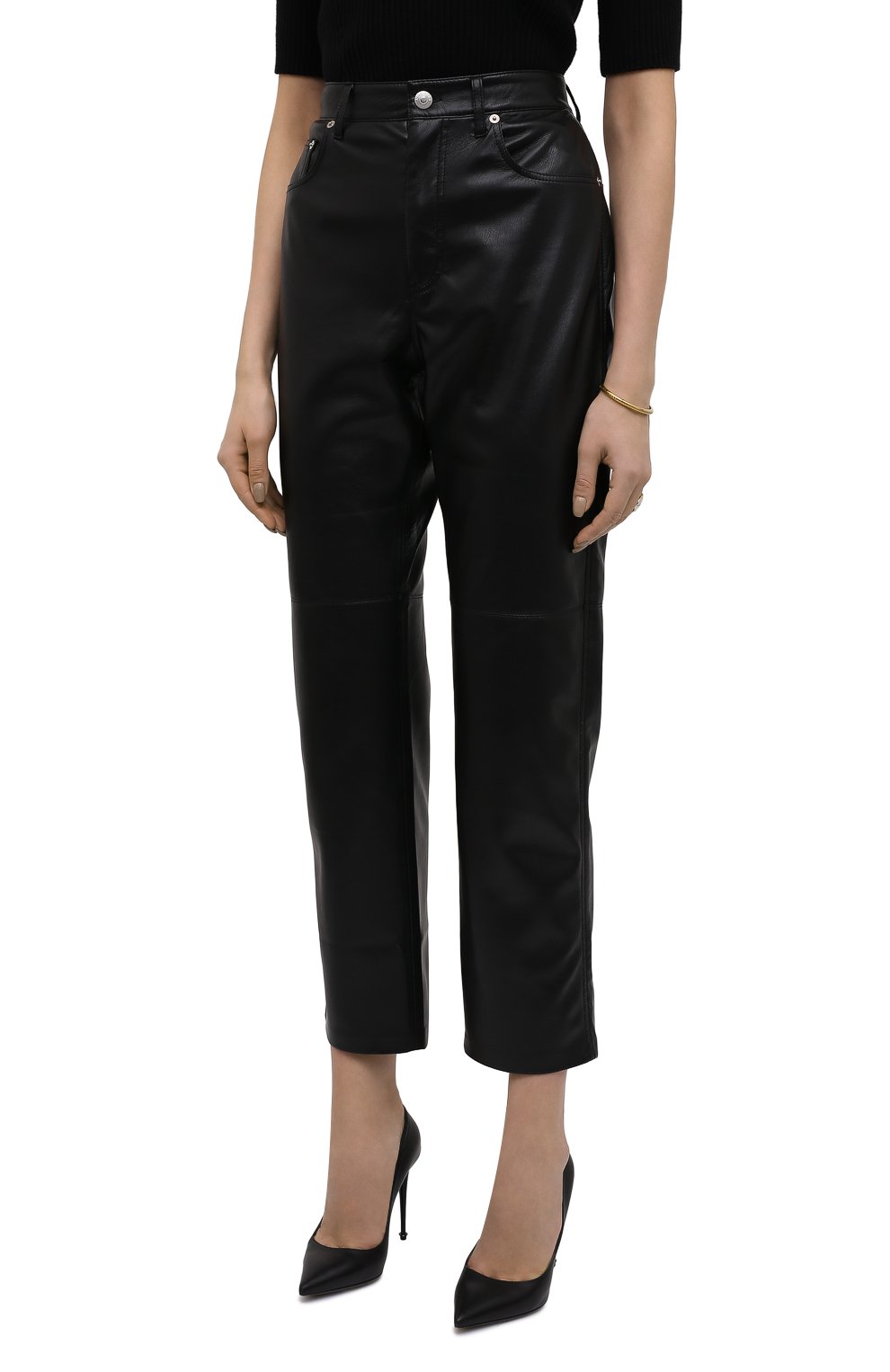 Брюки из экокожи NANUSHKA, арт. NW20CRPA03599, фото 3