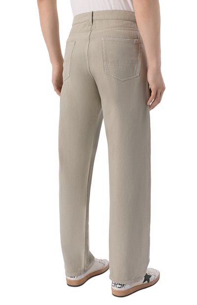 Брюки из хлопка и льна C.P. COMPANY, арт. 20CMPA305A/110626G, фото 4