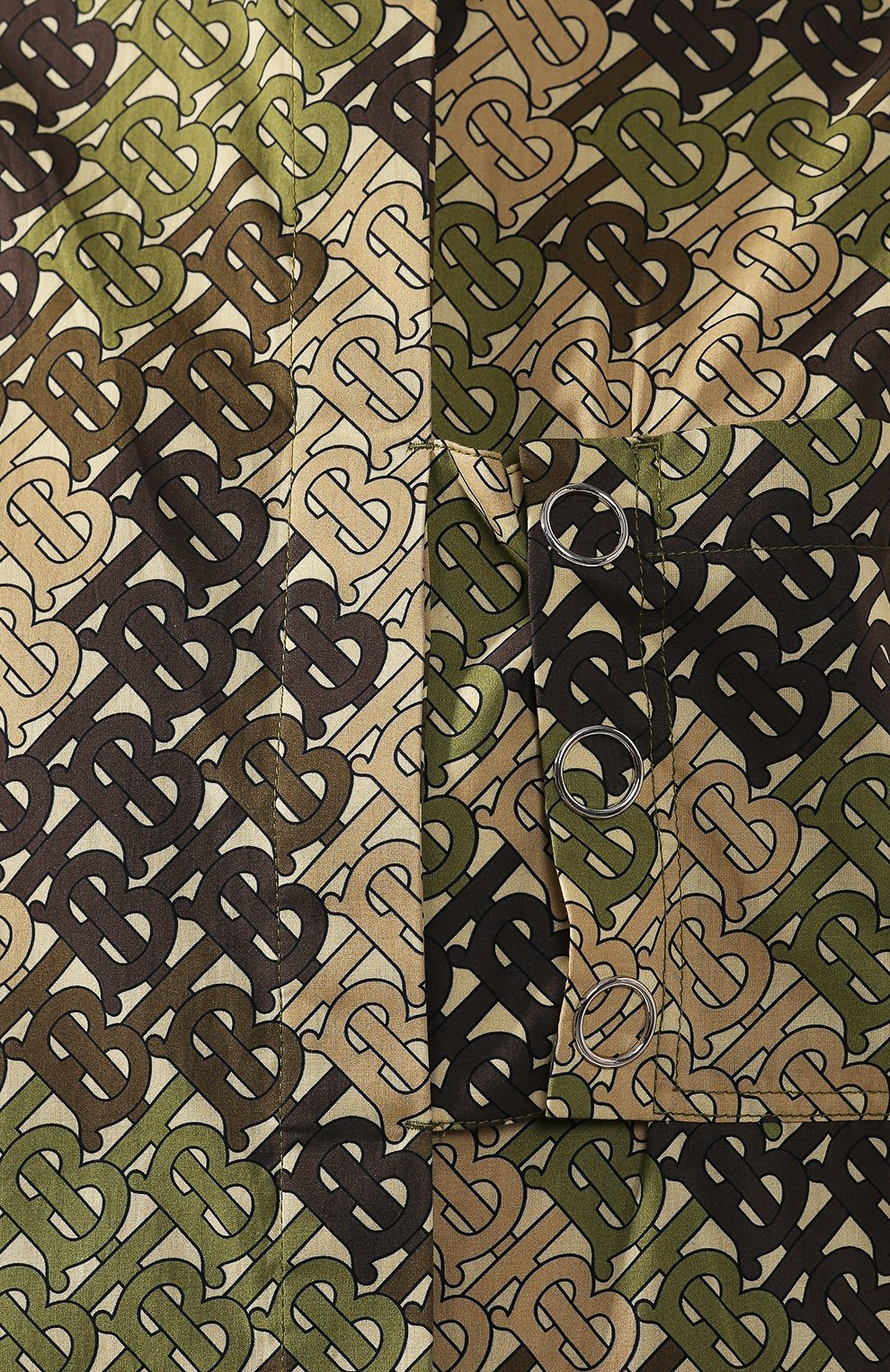 Хлопковый топ BURBERRY хаки цвета по цене 51400 руб., арт. 8016348, фото 5 Хлопковый топ BURBERRY, арт. 8016348, фото 5