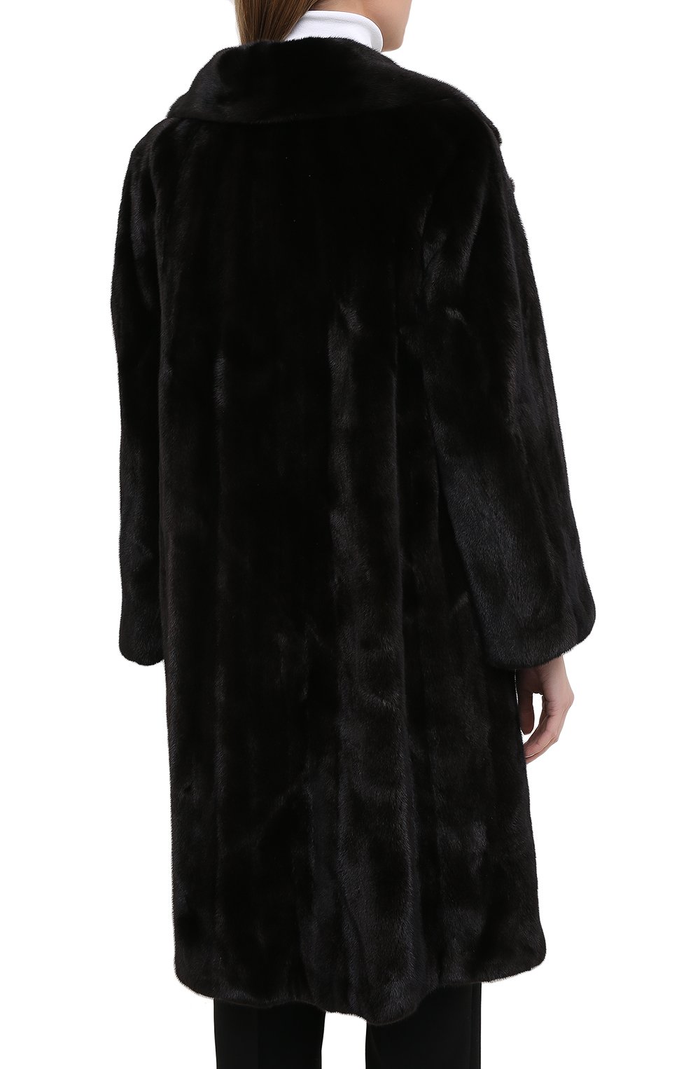 Шуба из норки MANZONI24, арт. G40 18M469-VFF/40-46, фото 4