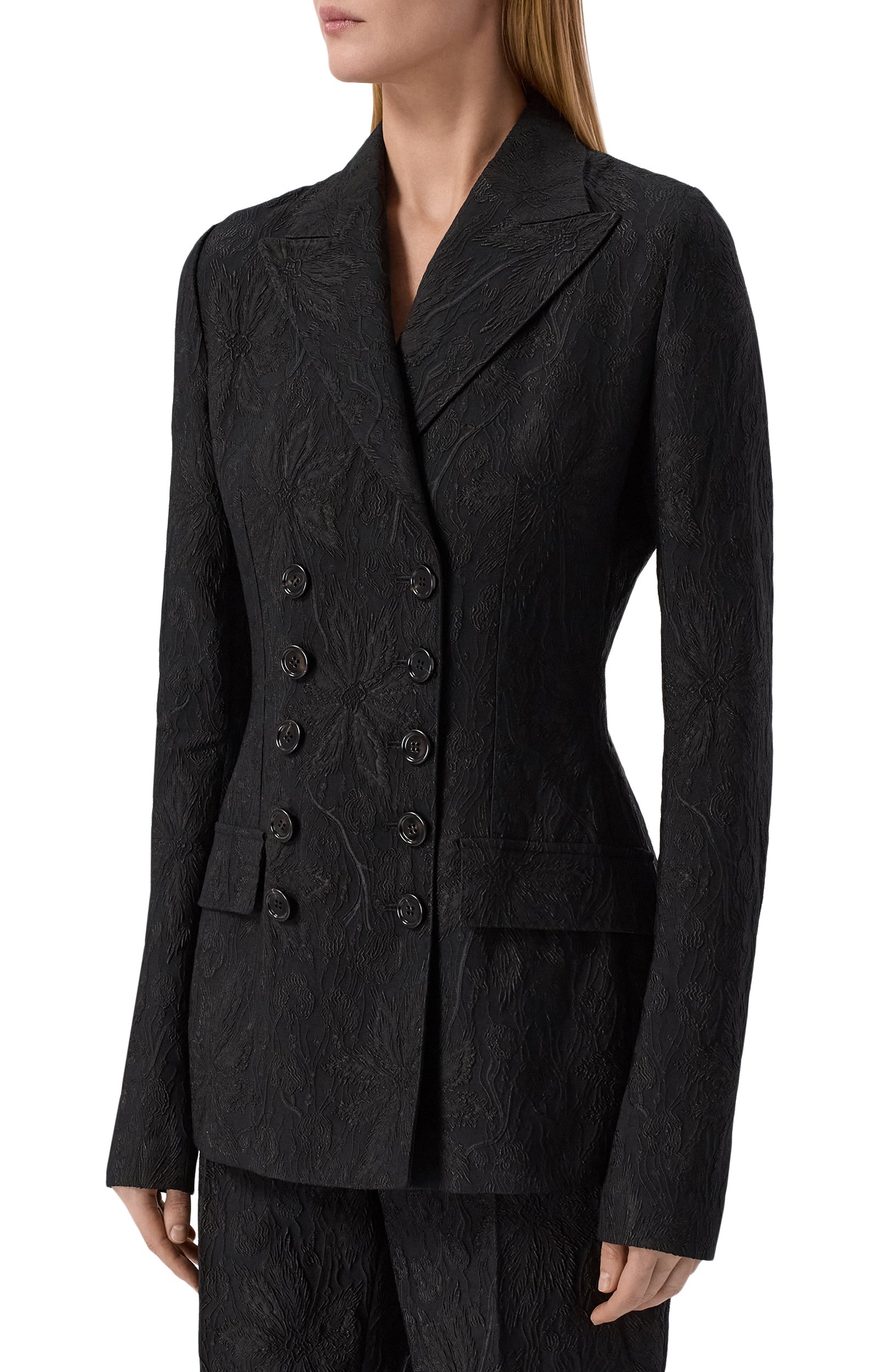 Жакет из вискозы и шерсти DOLCE & GABBANA, арт. F27HDT/FJCAN, фото 3