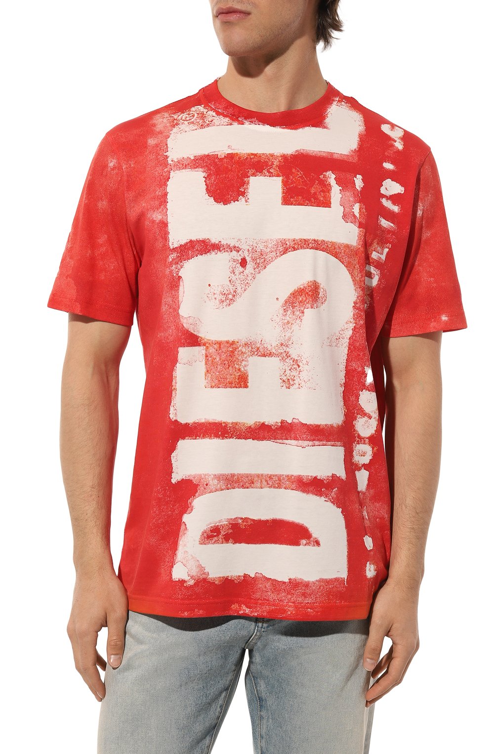 Хлопковая футболка DIESEL, арт. A09271/0AIJV, фото 3