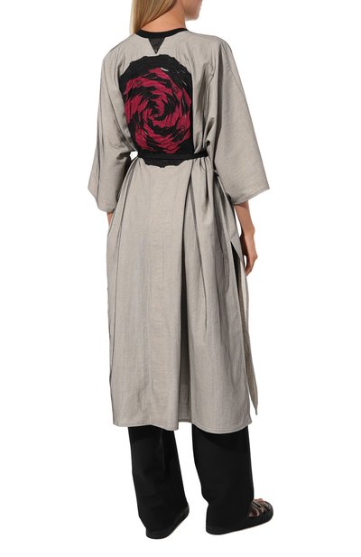 Туника изо льна и хлопка MIDGARD PARIS темно-бежевого цвета по цене 65000 руб., арт. B4802, фото 4 Туника изо льна и хлопка MIDGARD PARIS, арт. B4802, фото 4