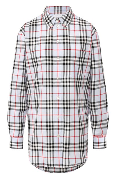 Женская хлопковая рубашка BURBERRY, арт. 8011835