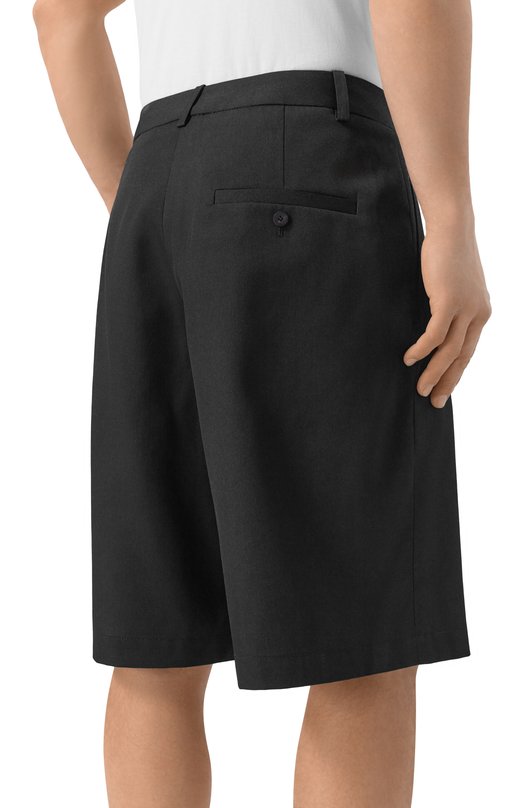 Шерстяные шорты Jacquemus 26ES0M00538/AW00739 Чёрный  26ES0M00538/AW00739 Фото 4