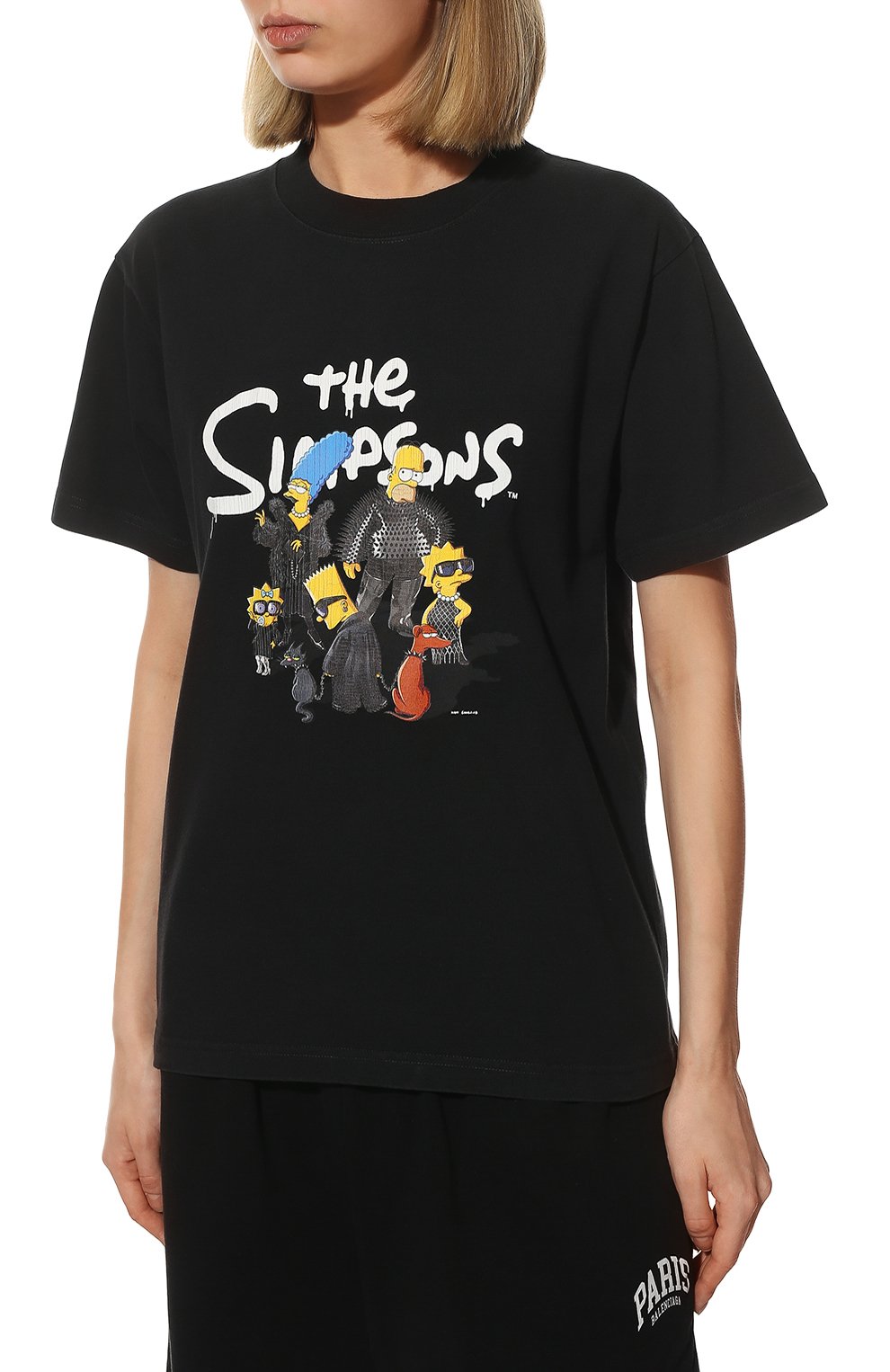 Хлопковая футболка balenciaga x the simpsons BALENCIAGA, арт. 670943/TLVG7, фото 3