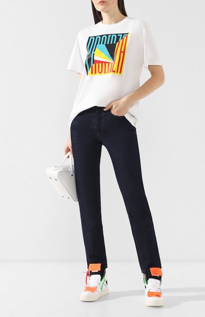 Хлопковая футболка PROENZA SCHOULER, арт. WL1914098-JCP110, фото 2