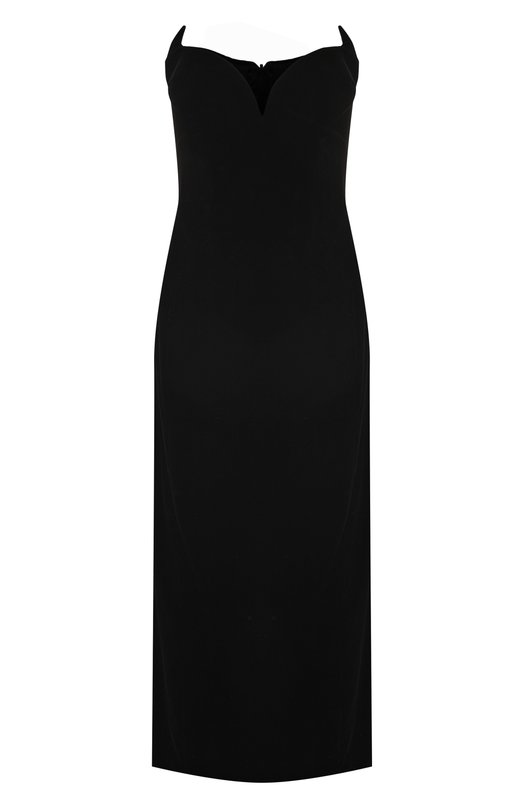 Бархатное платье Mugler 25F1R01708477 Чёрный 25F1R01708477