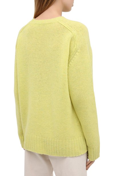 Шерстяной свитер ACNE STUDIOS желтого цвета по цене 25800 руб., арт. A60192, фото 4 Шерстяной свитер ACNE STUDIOS, арт. A60192, фото 4