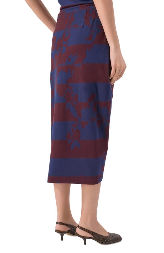 Хлопковая юбка Dries Van Noten 131113/3345 Разноцветный  131113/3345 Фото 4