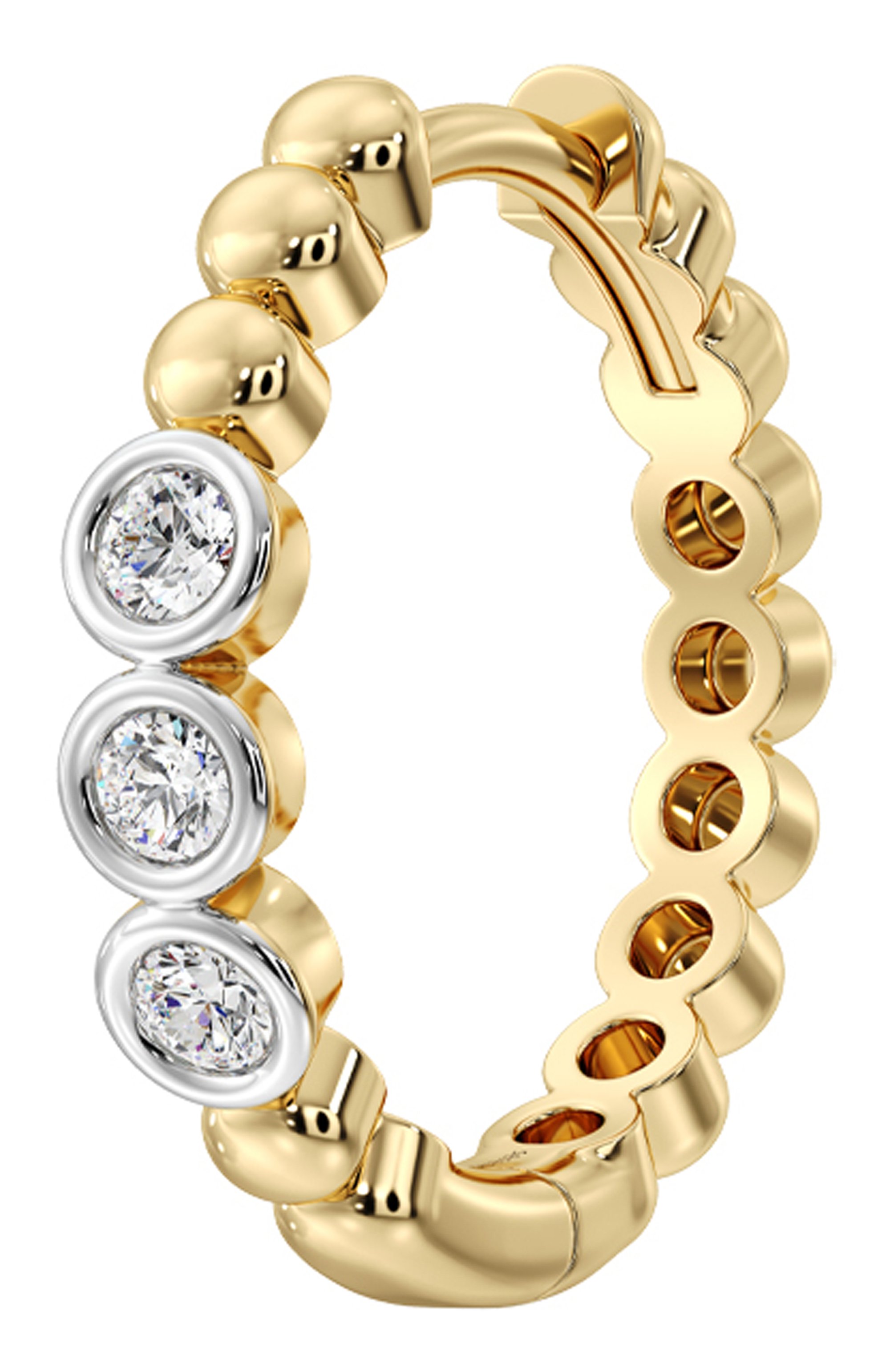 Серьга SERENDIPITY бесцветного цвета по цене 120750 руб., арт. EJE0027Y, фото 1 Серьга SERENDIPITY, арт. EJE0027Y, фото 1