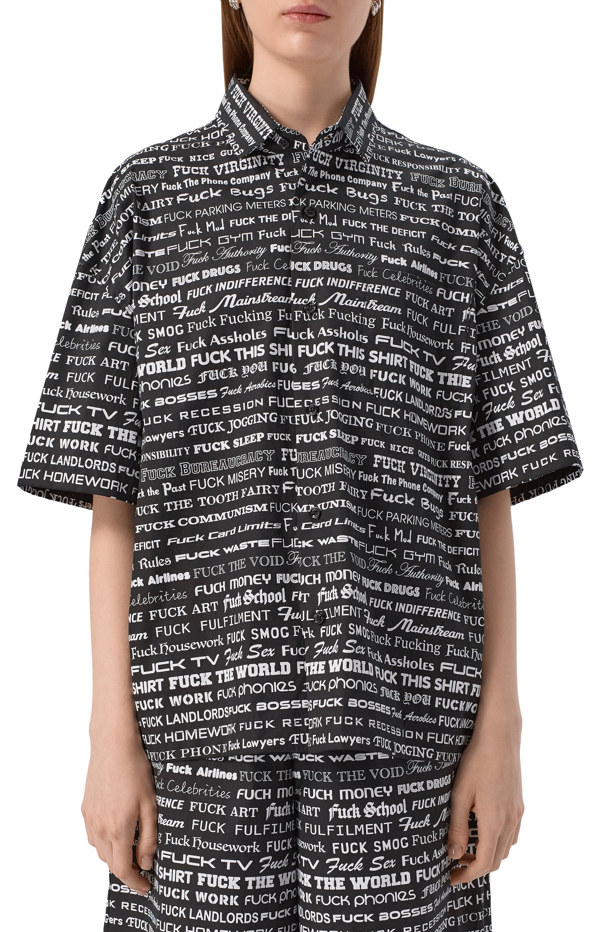 Хлопковая рубашка VETEMENTS, арт. UH76SH580B, фото 6