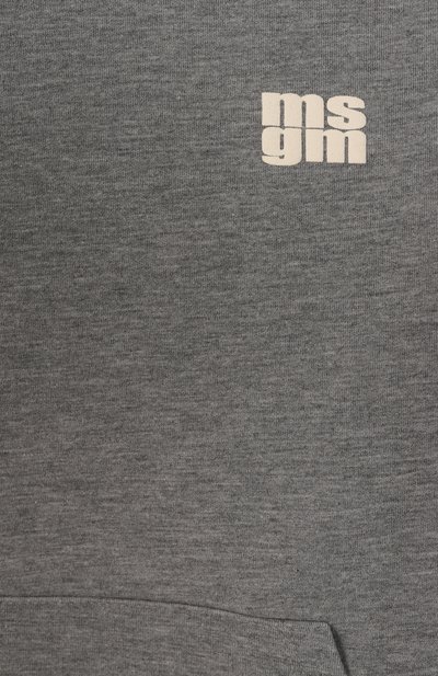 Хлопковое худи MSGM KIDS, арт. F5MSJUHS052, фото 3