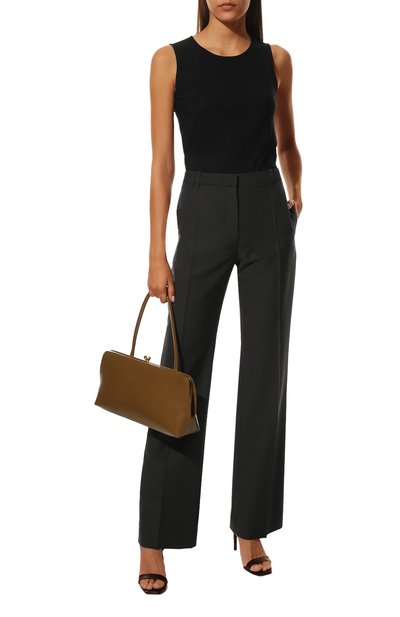 Топ JIL SANDER черного цвета по цене 26350 руб., арт. JSWQ705036-WQ477108, фото 2 Топ JIL SANDER, арт. JSWQ705036-WQ477108, фото 2