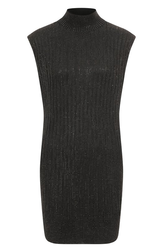 Платье с отделкой стразами Emporio Armani EW002689/AF19921 Чёрный EW002689/AF19921