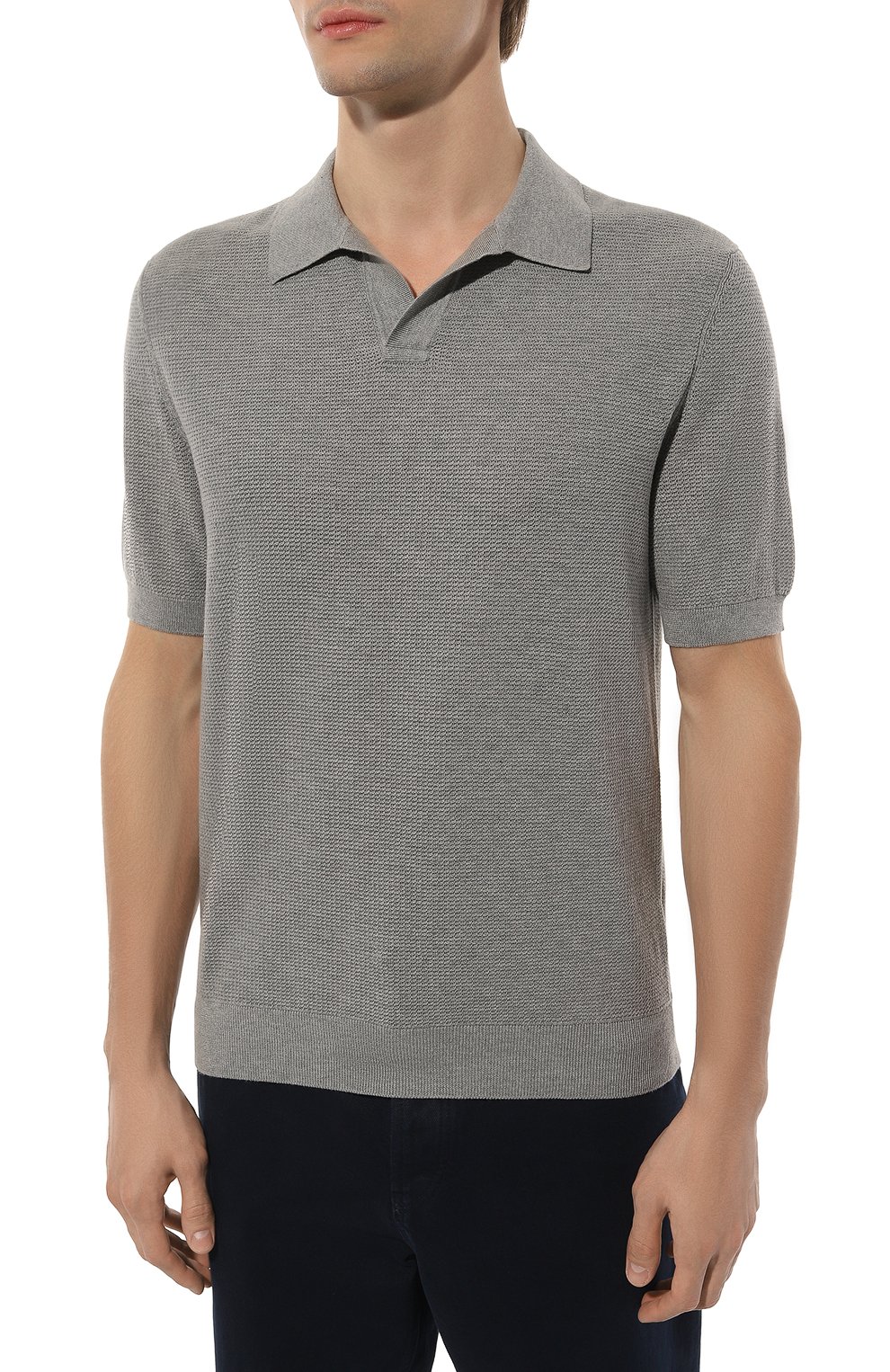 Хлопковое поло ZEGNA, арт. UDC95A7/C32, фото 3