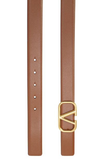 Двусторонний ремень vlogo signature VALENTINO коричневого цвета по цене 59400 руб., арт. 6W2T0T15/ZFR, фото 4 Двусторонний ремень vlogo signature VALENTINO, арт. 6W2T0T15/ZFR, фото 4