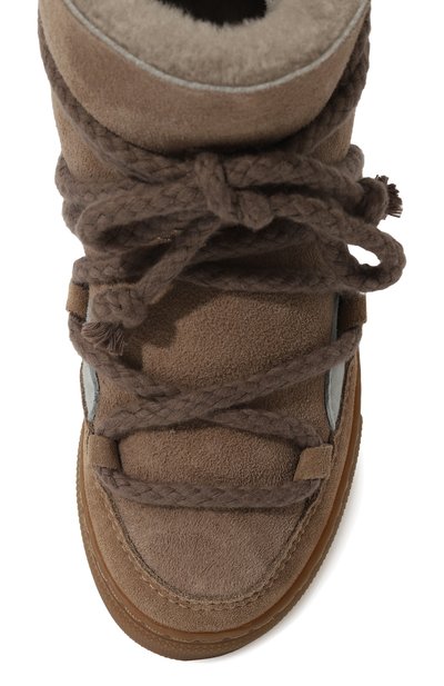 Замшевые полусапоги INUIKII, арт. 65202-076/33-38, фото 4