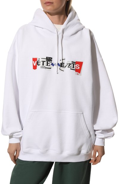 Хлопковое худи VETEMENTS, арт. UA53HD240W 1605/W, фото 3