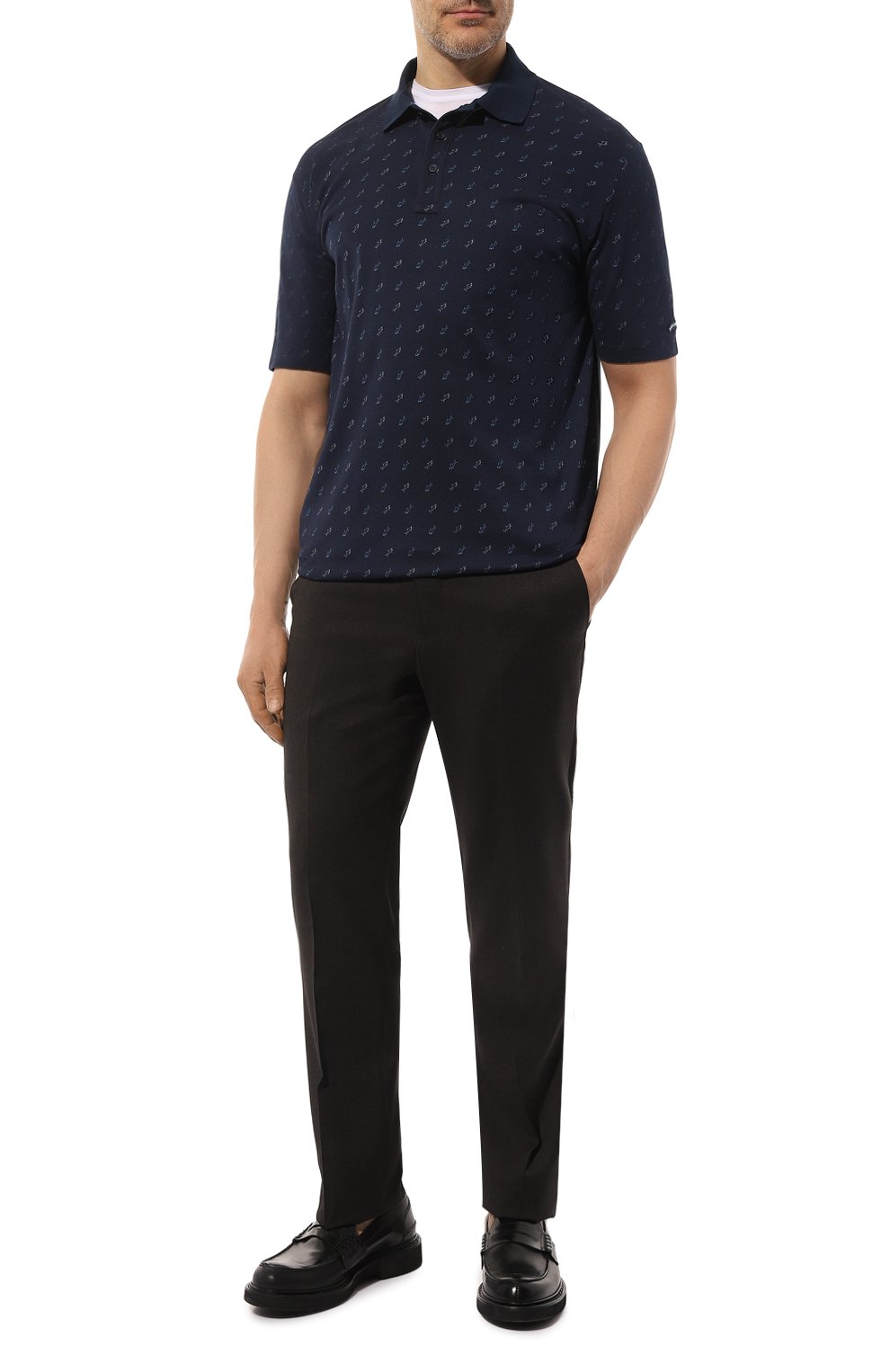 Хлопковое поло PAUL&SHARK, арт. 24411337/3XL-6XL, фото 2