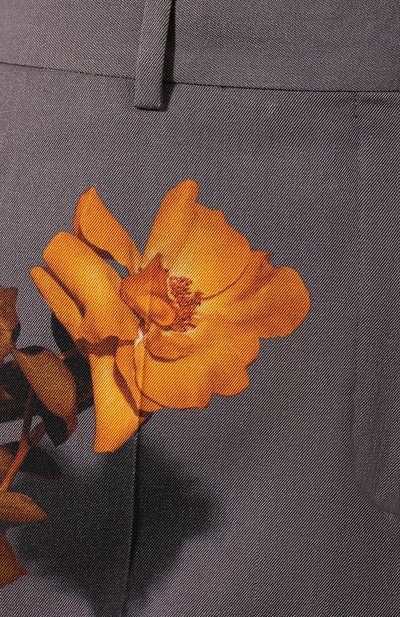 Шерстяные брюки DRIES VAN NOTEN серого цвета по цене 106000 руб., арт. 192-10933-8428, фото 5 Шерстяные брюки DRIES VAN NOTEN, арт. 192-10933-8428, фото 5
