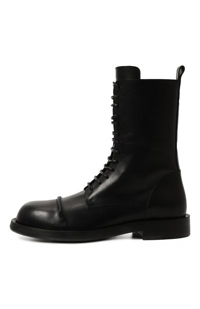 Кожаные ботинки gillian pintuck ANN DEMEULEMEESTER, арт. 2402-M-C15-LT049-099, фото 4