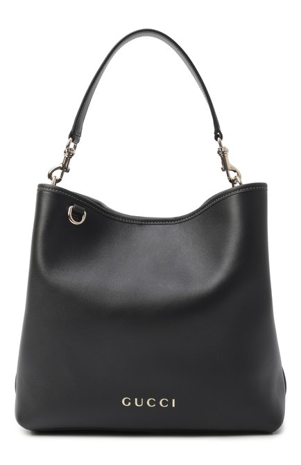 Женская сумка GUCCI черного цвета, арт. 815103/AAEC2 | Фото 1 (Ремень/цепочка: На ремешке; Автоматизация ТО: Проставлено; Автоматизация состава: Проставлено; Размер: small; Материал: Натуральная кожа)