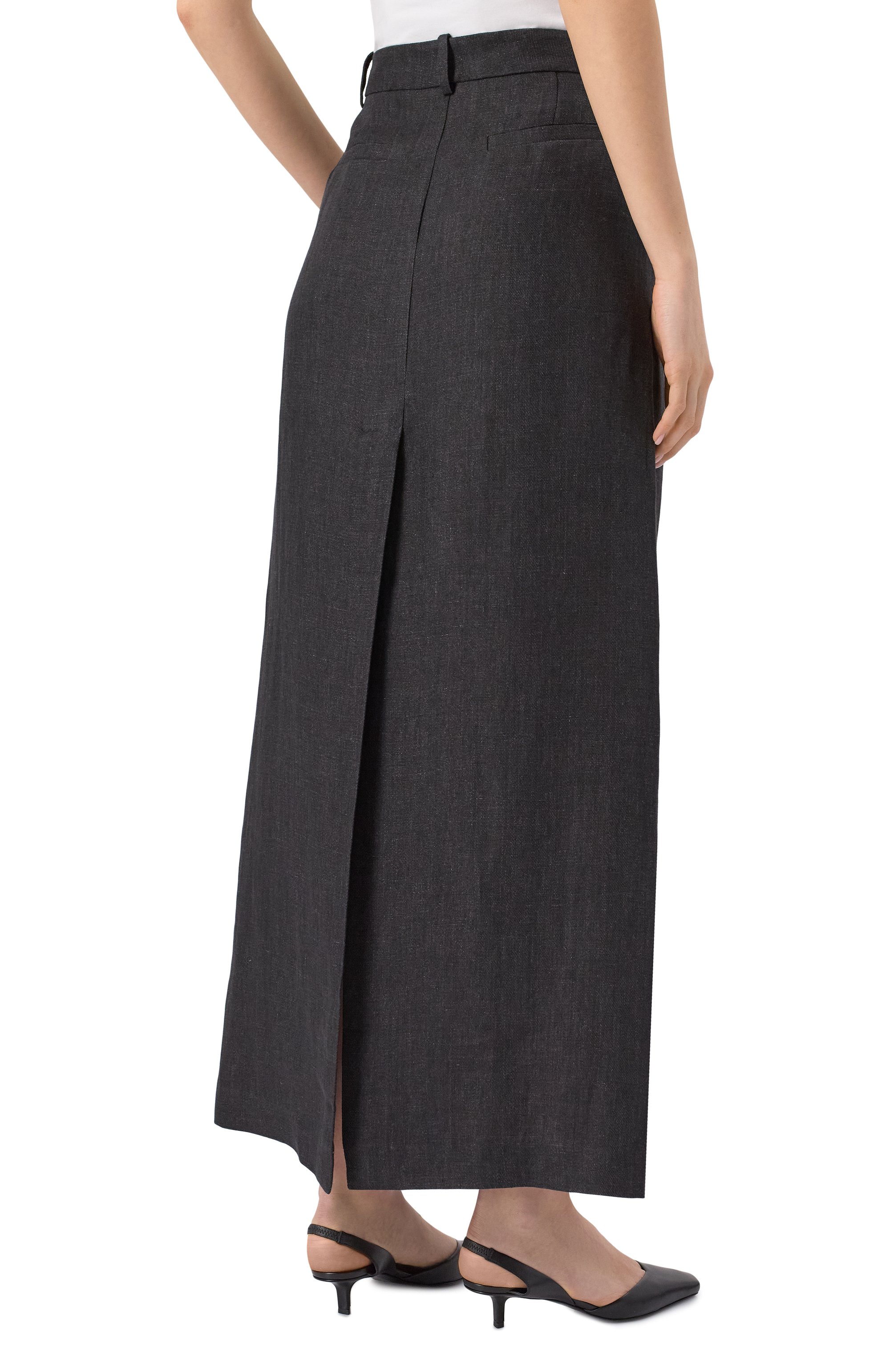 Льняная юбка P.A.R.O.S.H., арт. D621133, фото 4