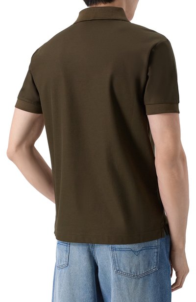 Хлопковое поло BURBERRY, арт. 8119010, фото 4