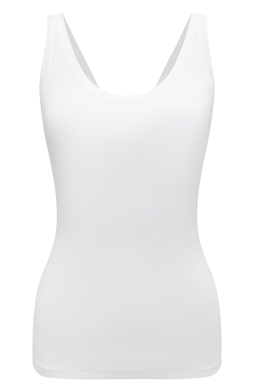 Топ из вискозы ZIMMERLI белого цвета по цене 9635 руб., арт. 700-3440, фото 1 Топ из вискозы ZIMMERLI, арт. 700-3440, фото 1