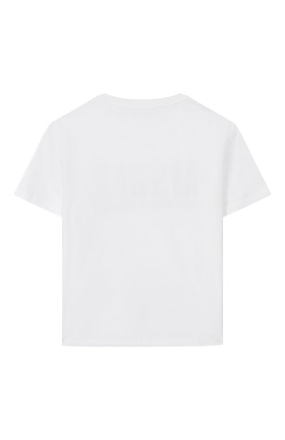 Хлопковая футболка MSGM KIDS, арт. S6MSJUTH051, фото 2