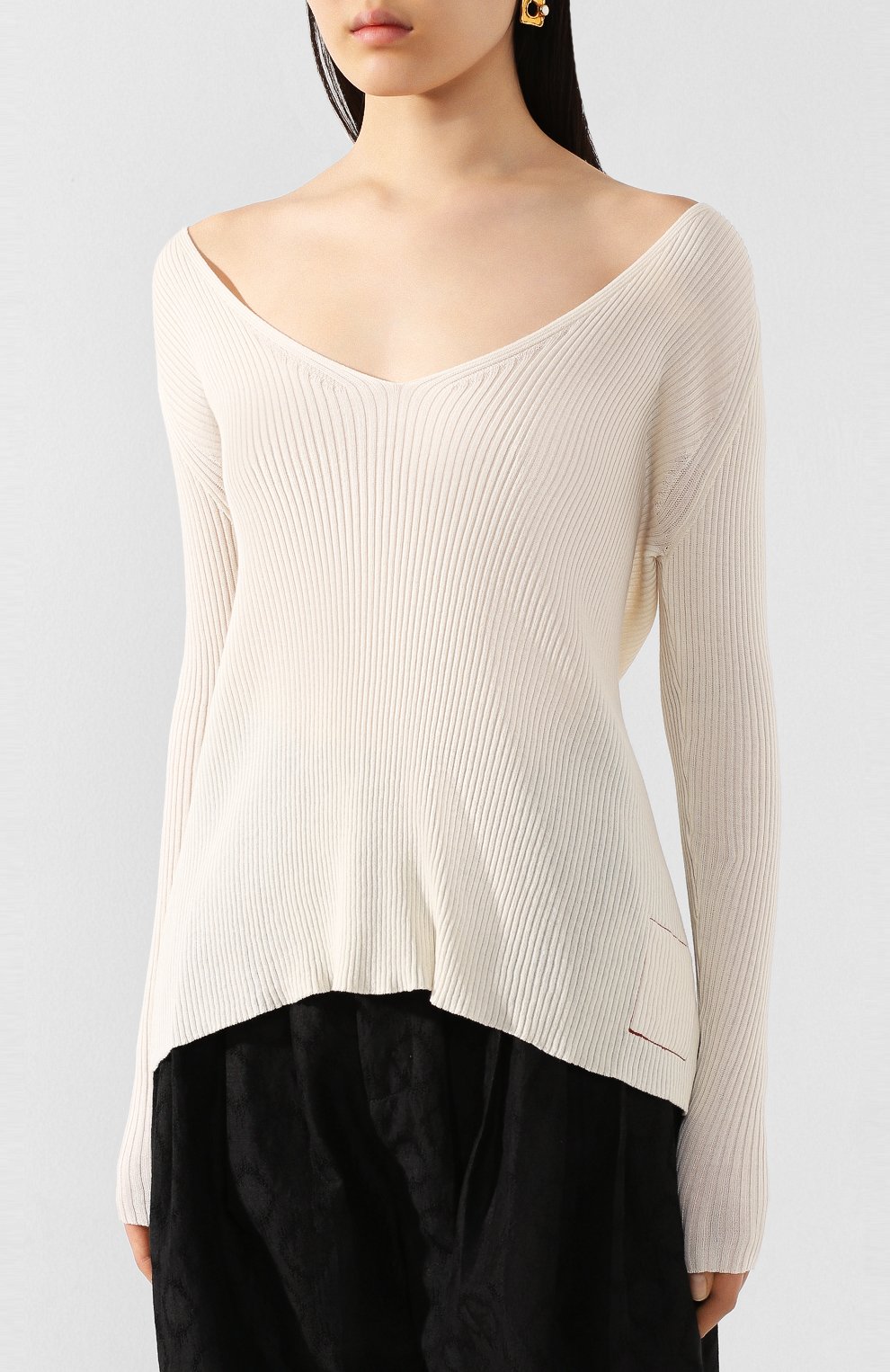 Хлопковый пуловер UMA WANG, арт. P0 W UK7114, фото 3