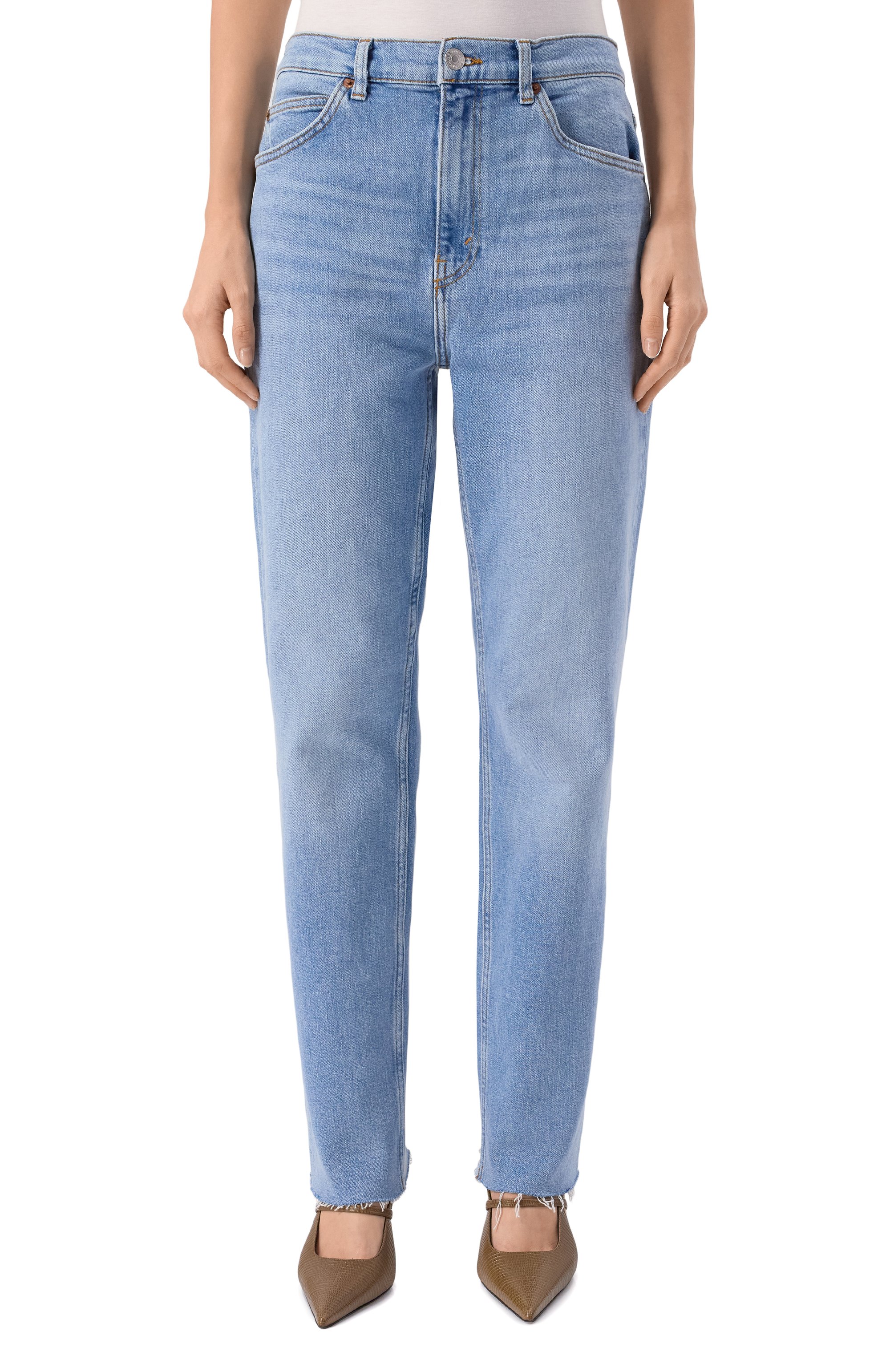 Джинсы the 70s RE/DONE, арт. 165-3WSTV27/FADED C0AL WITH RIPS, фото 3