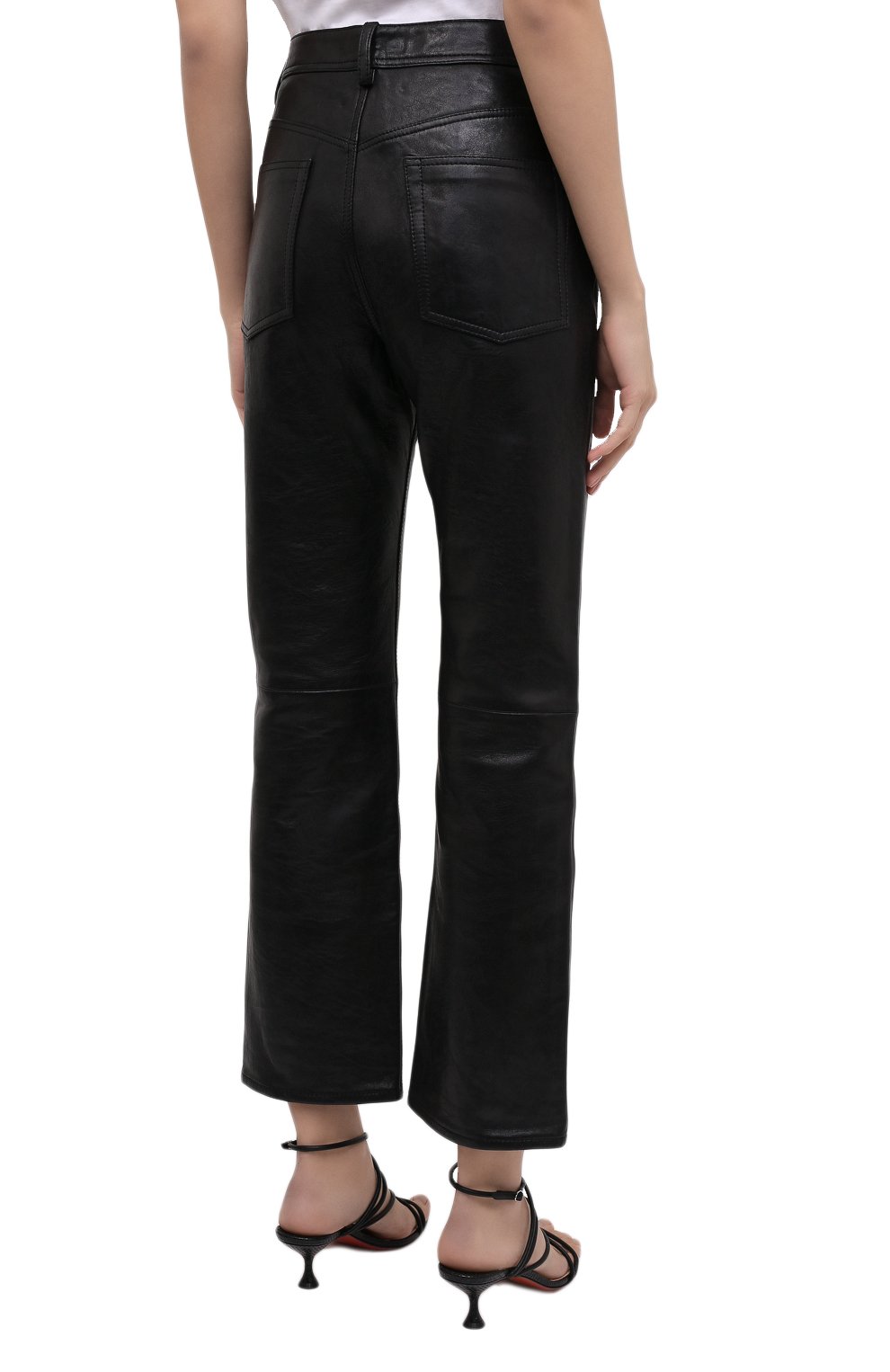 Кожаные брюки ACNE STUDIOS, арт. AK0435, фото 4