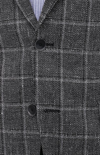 Пиджак из шерсти и льна BOSS, арт. 50432972, фото 5