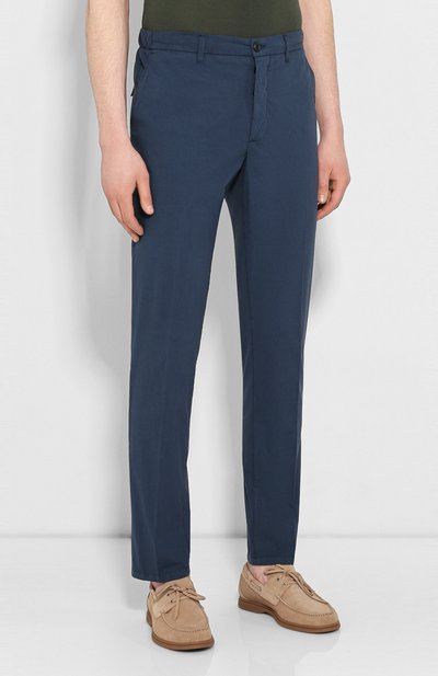 Брюки из смеси хлопка и шелка ALTEA, арт. 2053051, фото 3