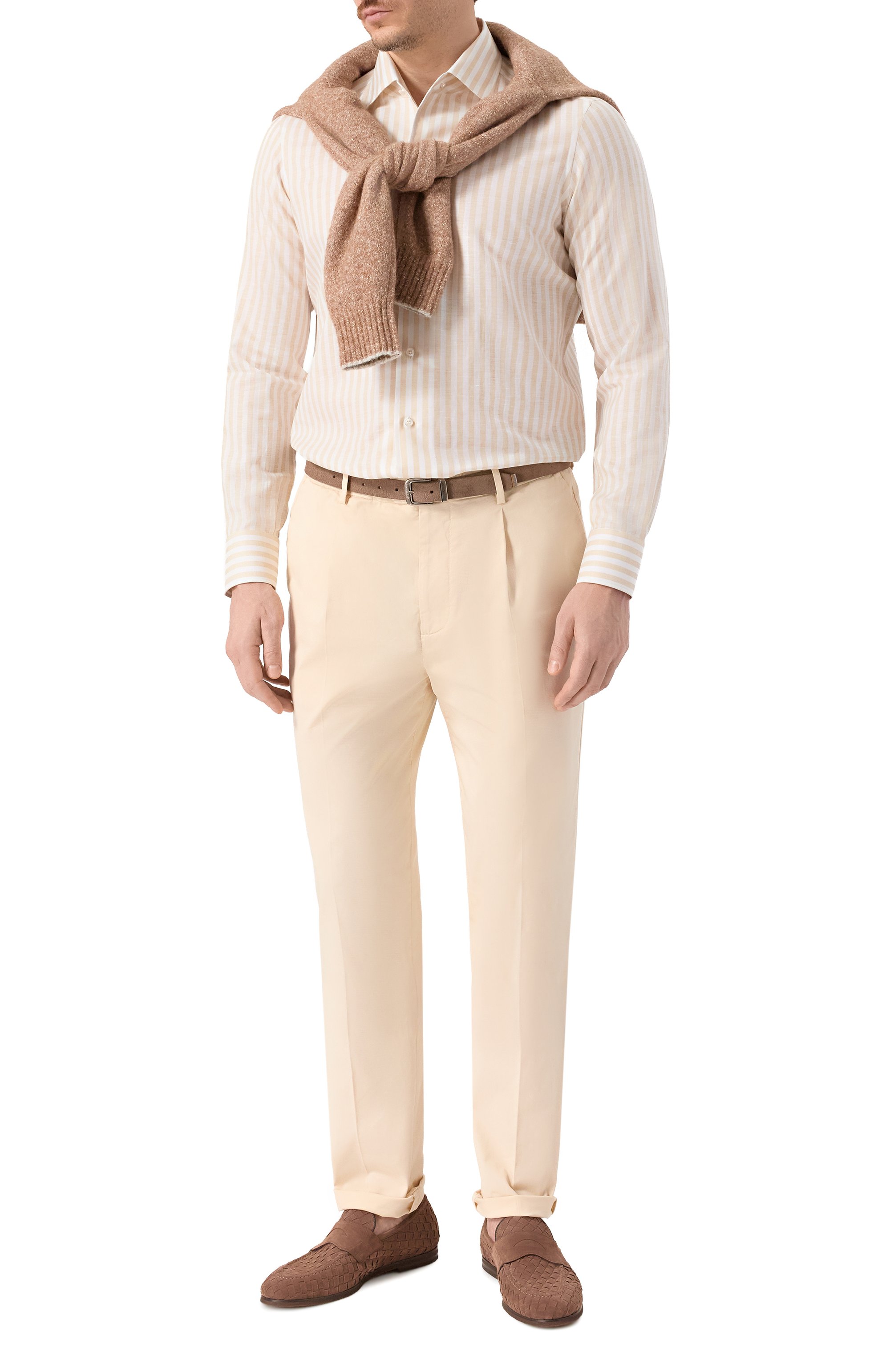 Рубашка из хлопка и льна MVST, арт. M0RBIDA/R0BERT0/R0UND/300-C0TT0N/LINEN, фото 2