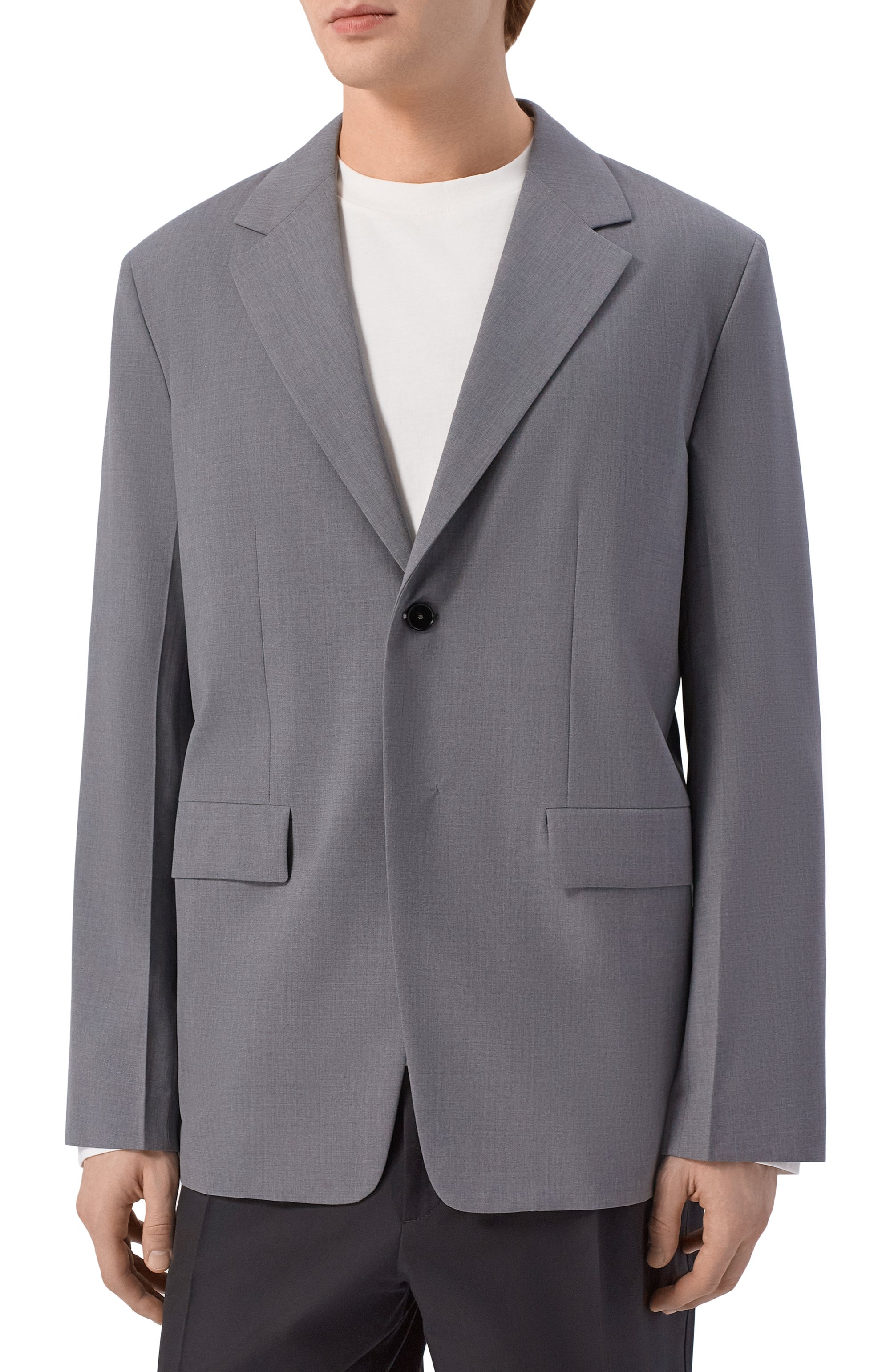 Шерстяной пиджак JIL SANDER, арт. J22BN0279/J40249, фото 3