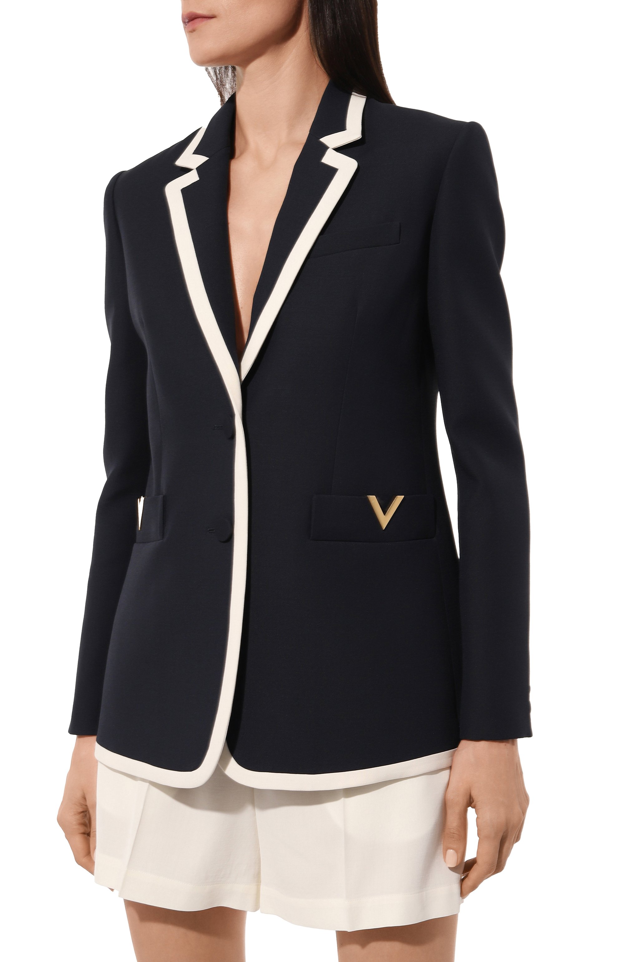 Жакет из шерсти и шелка VALENTINO, арт. 3B3CE2N11CF, фото 3