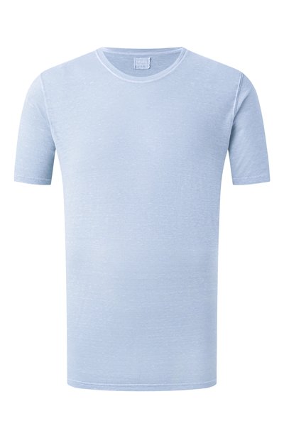 Мужская футболка из хлопка и льна 120% LINO, арт. 32ALIM7186/G308/S01