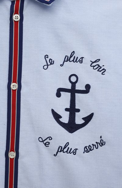 Хлопковая рубашка GUCCI, арт. 600371 XWAHO, фото 3