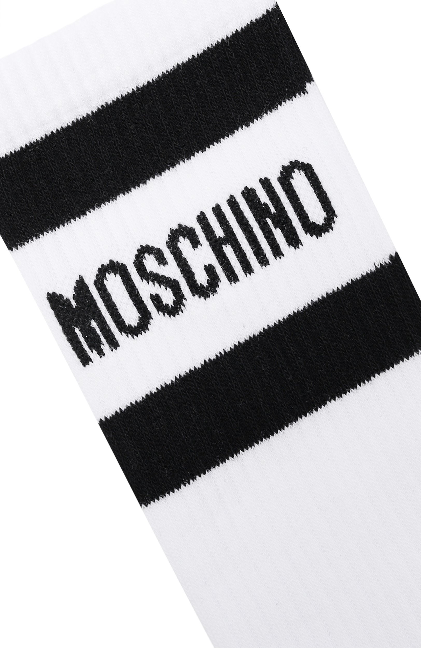 Хлопковые носки MOSCHINO белого цвета по цене 9655 руб., арт. A3402/5598, фото 2 Хлопковые носки MOSCHINO, арт. A3402/5598, фото 2