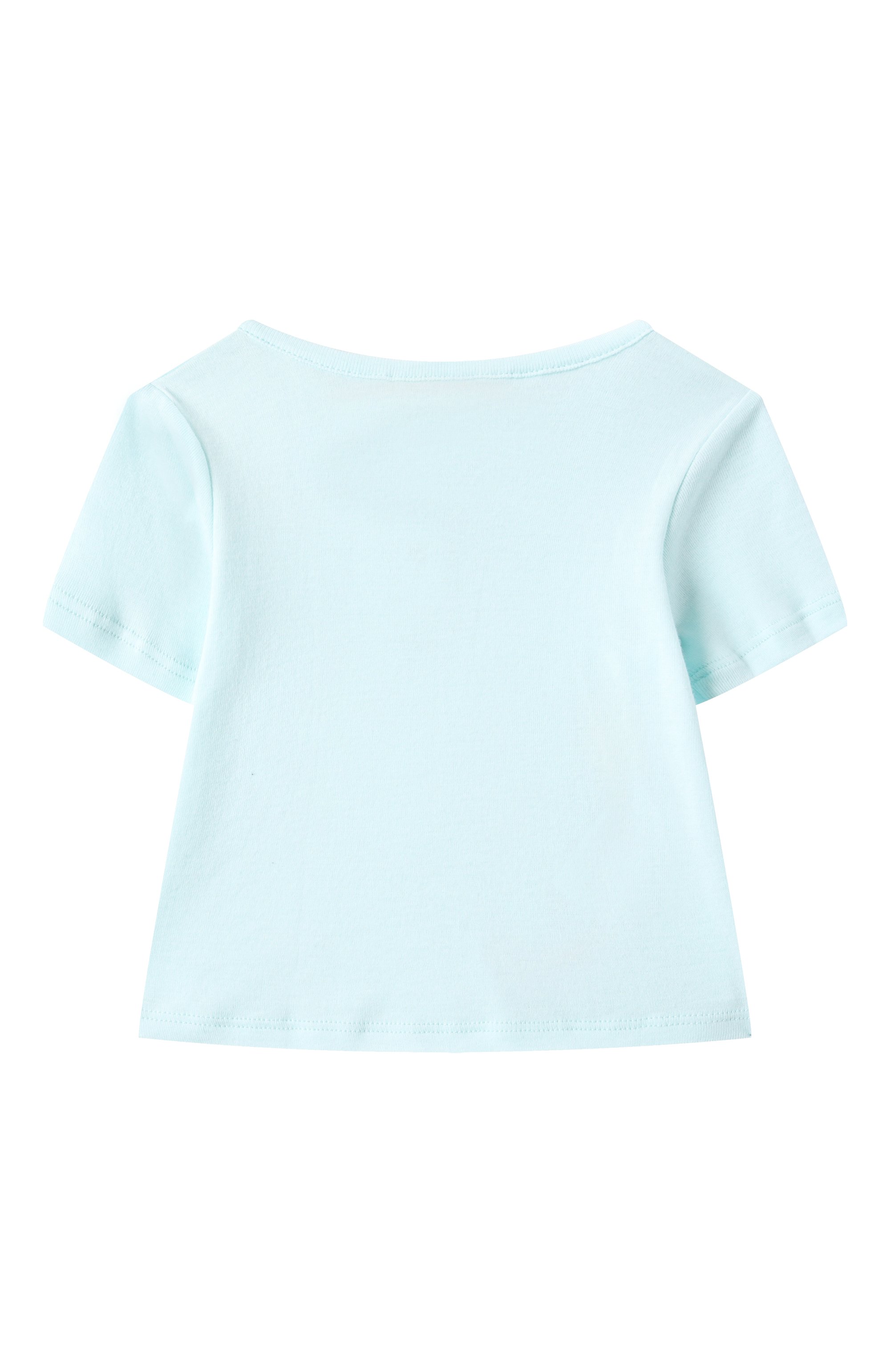 Комплект из футболки и шорт MARNI голубого цвета по цене 11500 руб., арт. M01442/M00UL, фото 3 Комплект из футболки и шорт MARNI, арт. M01442/M00UL, фото 3