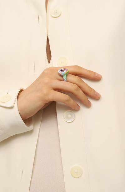 Кольцо LILI ARCHIVE разноцветного цвета по цене 13640 руб., арт. RMSTK3, фото 2 Кольцо LILI ARCHIVE, арт. RMSTK3, фото 2